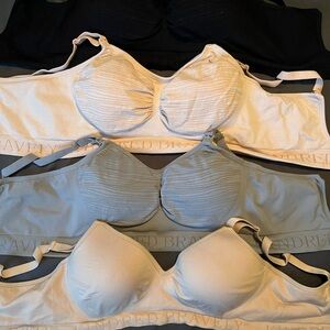 Kindred Bravely Women's Nursing Bras - Black, Gray, Cream